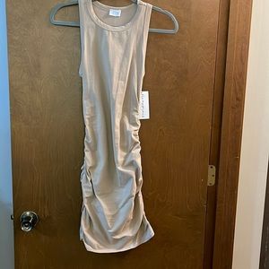 NWT! Ruched Side Tank Dress